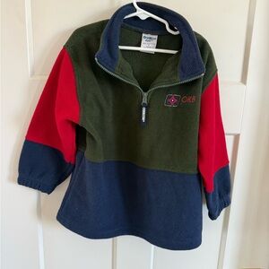 OshKosh B'gosh Fleece Jacket with Red and Green
